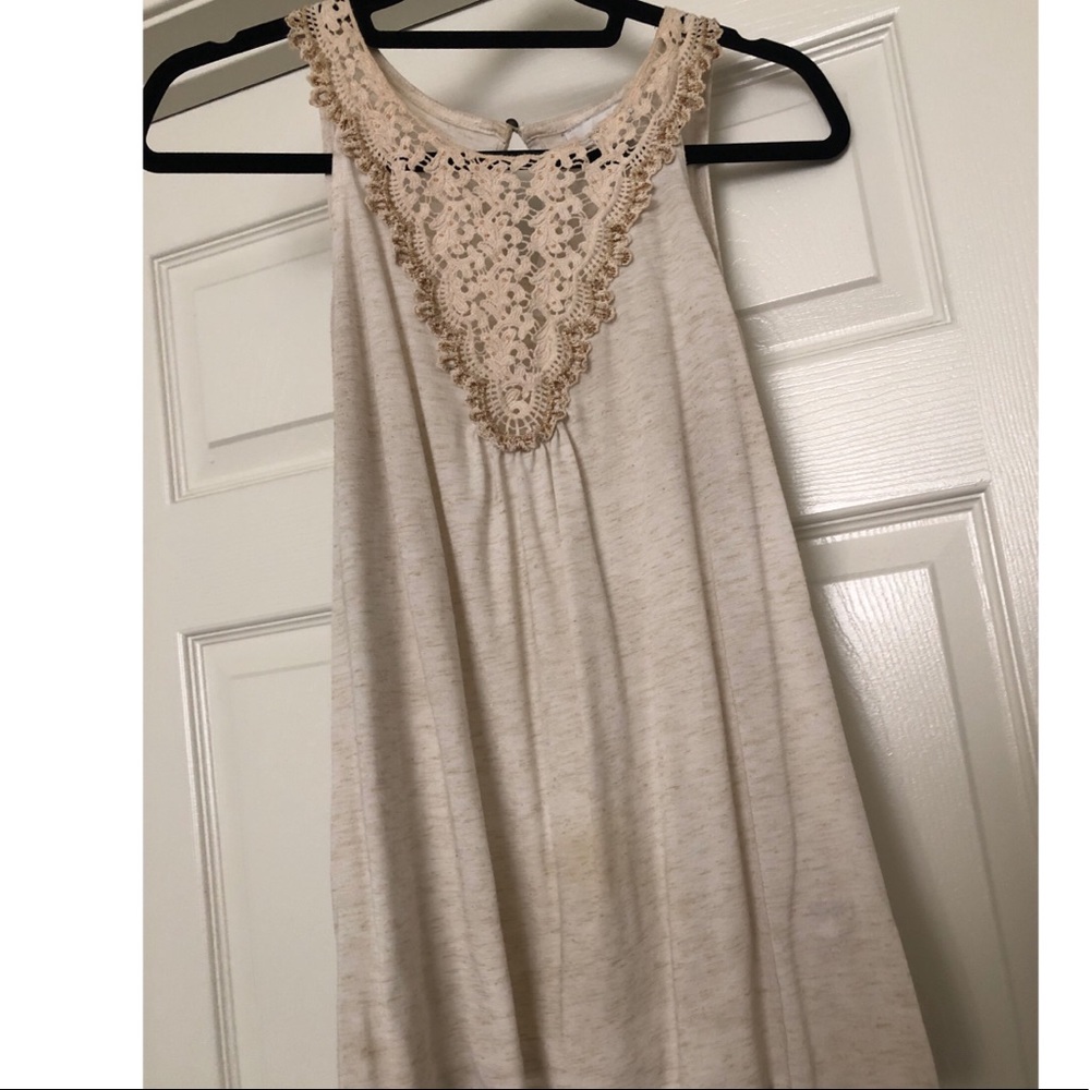Gold/tan tank